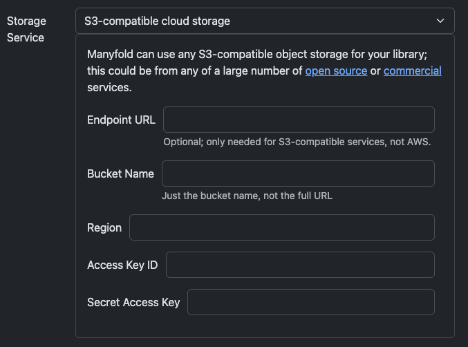 S3 cloud storage setup